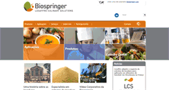 Desktop Screenshot of biospringer.com.br