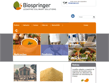 Tablet Screenshot of biospringer.com.br